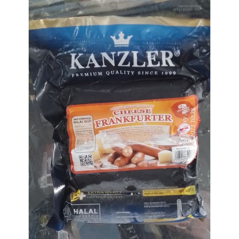 

Kanzler Sosis Sapi Frankuter Chesse 500gr