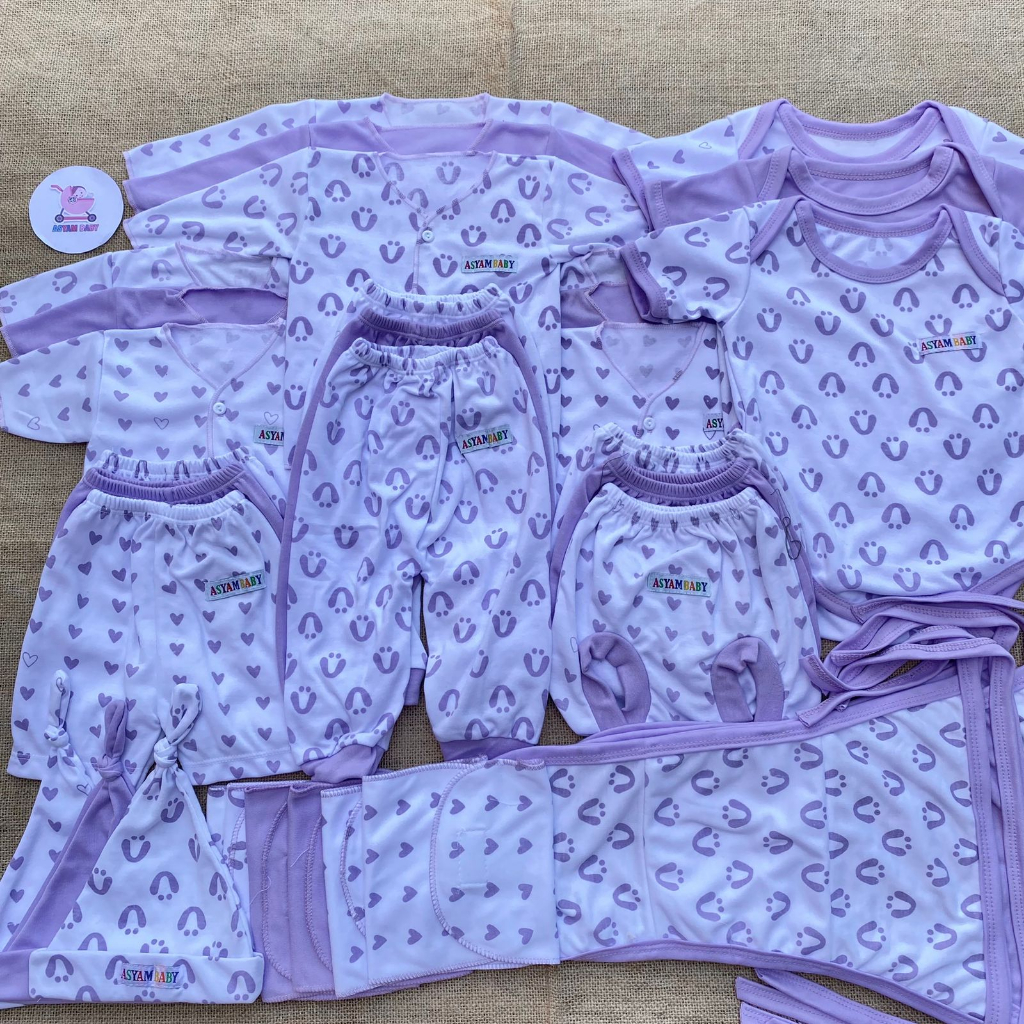 36 PCS paket hemat baju celana bayi baru lahir paket hadiah hampers lahiran ASYAM BABY