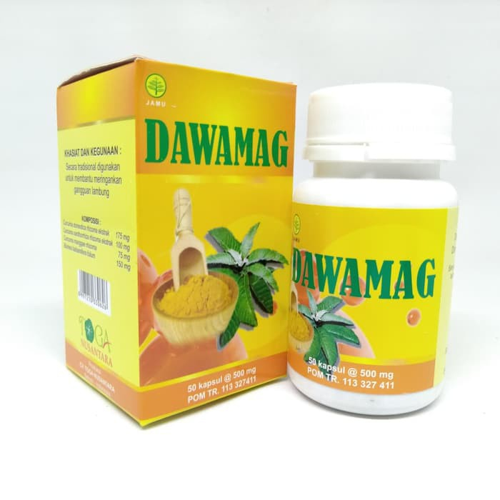 Kapsul DAWAMAG TOGA | Obat Maag / Kapsul Maag Herbal ORIGINAL