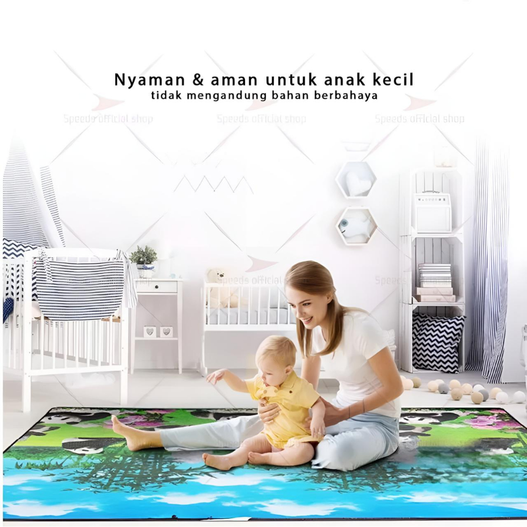 TIKAR KARPET FOAM BB BOLAK BALIK GAMBAR KARPET ANAK TEBAL KARPET XPE VD
