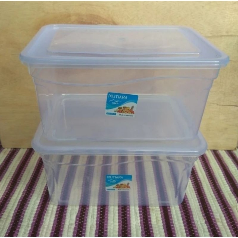 Toples Tempat Makan Kotak Bening Sealware 2500 ML / Toples KMP 2500ML