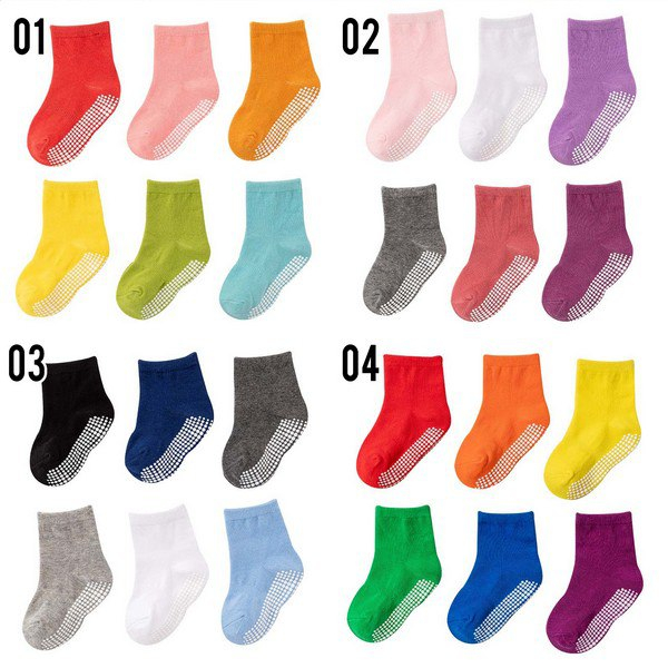 LID148 - 6in1 Kaos Kaki Bayi Baby Socks isi 6 pasang kaos kaki anak balita anti slipAffordable Quality!