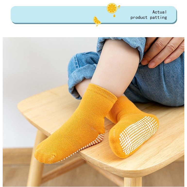 LID148 - 6in1 Kaos Kaki Bayi Baby Socks isi 6 pasang kaos kaki anak balita anti slipAffordable Quality!