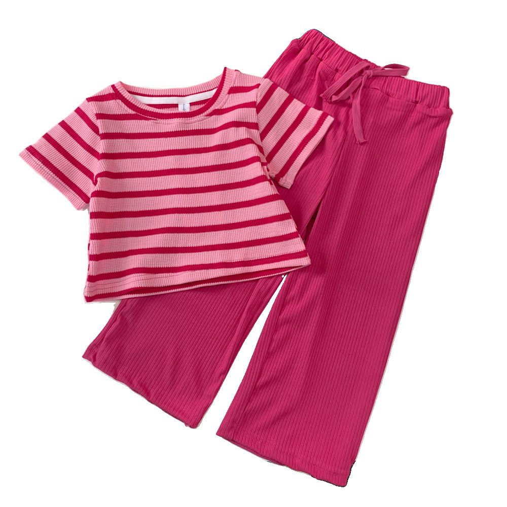 Setelan Anak Perempuan RIB Line Fuchsia