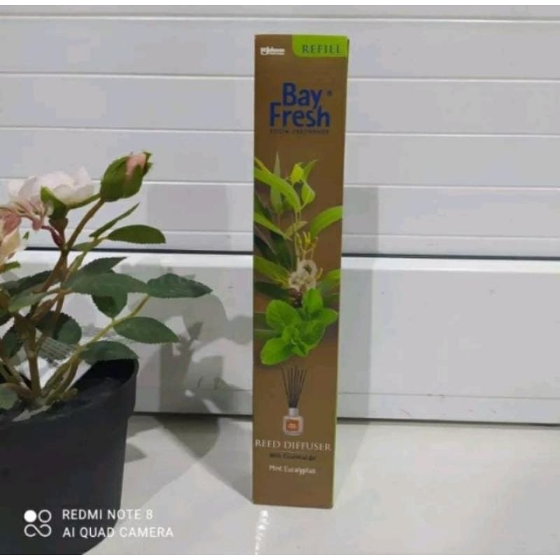Bay Fresh Reed Diffuser Refill Pengharum Ruangan Wangi Mint Eucalyptus