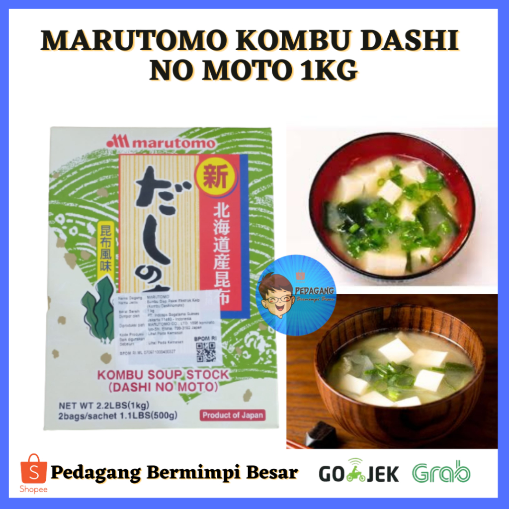 Marutomo Kombu Dashi No Moto 1kg/ Kaldu Ikan