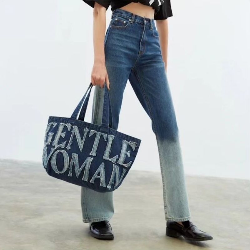 12.12 SALE | GNTLE.WOMAN DENIM TOTE BAG