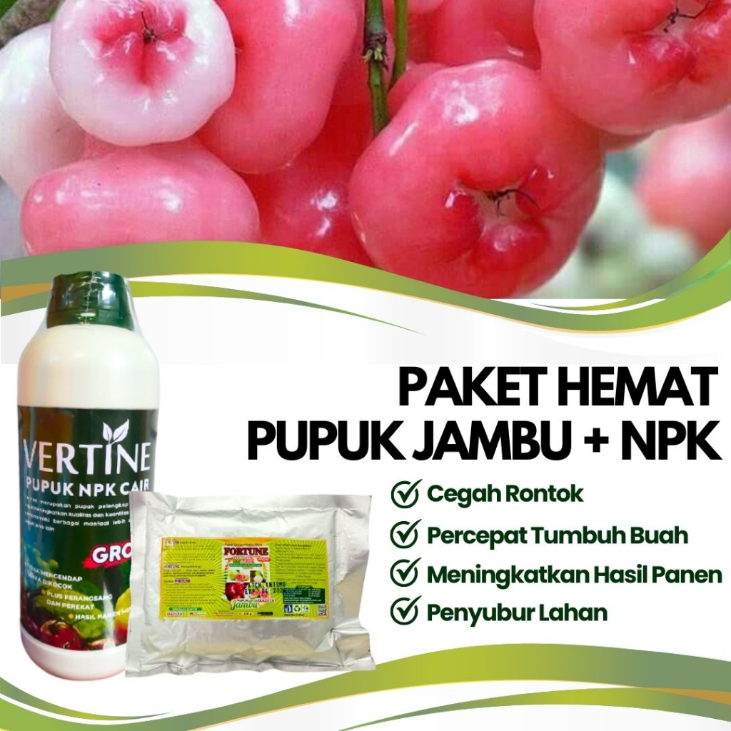Pupuk Organik Booster Jambu Kristal, Booster Jambu Madu Cepat Berbuah