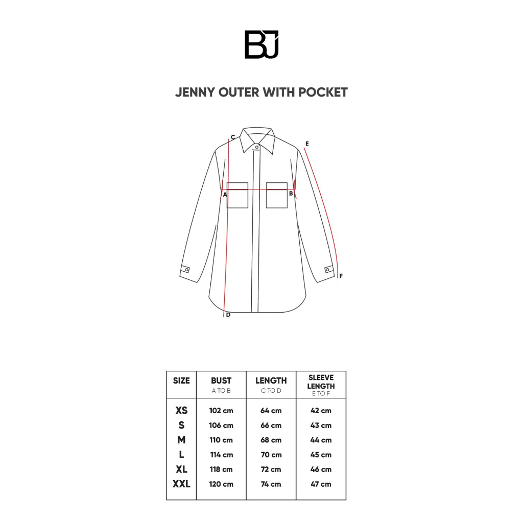 JENNY OUTER WITH POCKET - BENANG JARUM