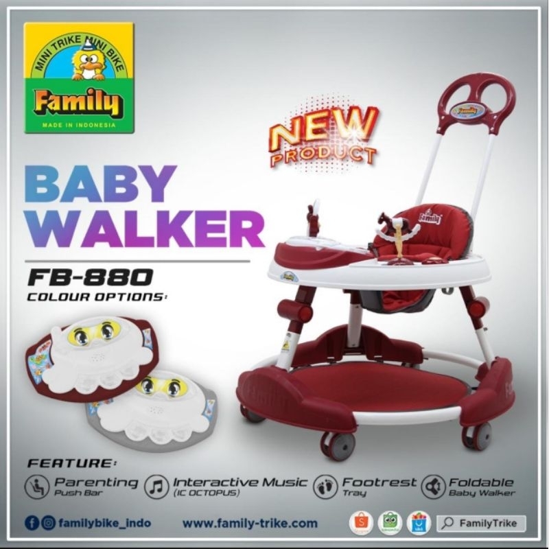 kereta bayi family/baby walker family FB880