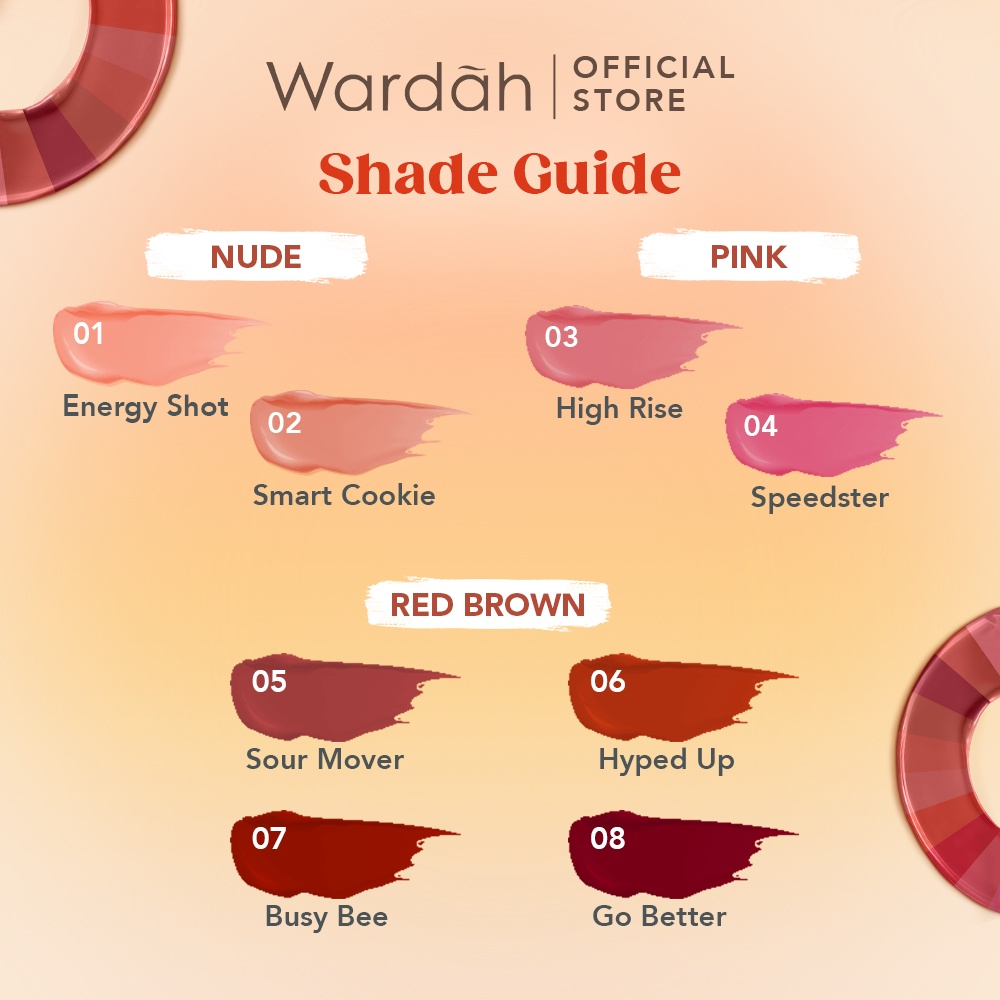 Wardah Colorfit Lip Ink Serum Infused - Lip Cream Hasil Glossy | Ready Stock