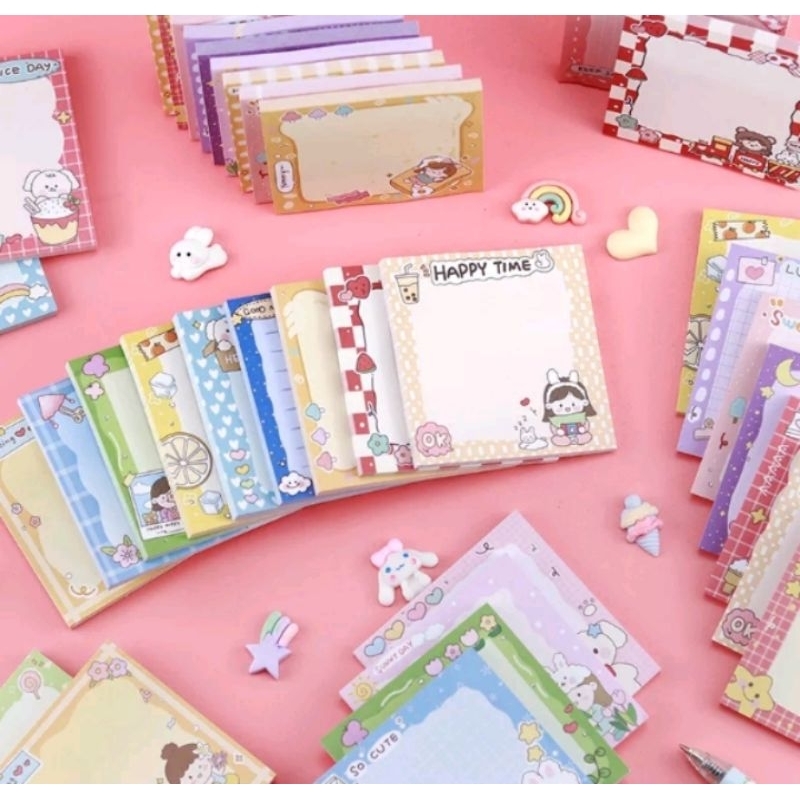 

Sticky notes cute tempel//memo cute karakter tempel