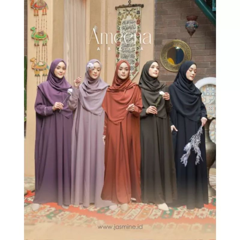 Ameena Abaya Jasmine by Lidia Hadiwinoto