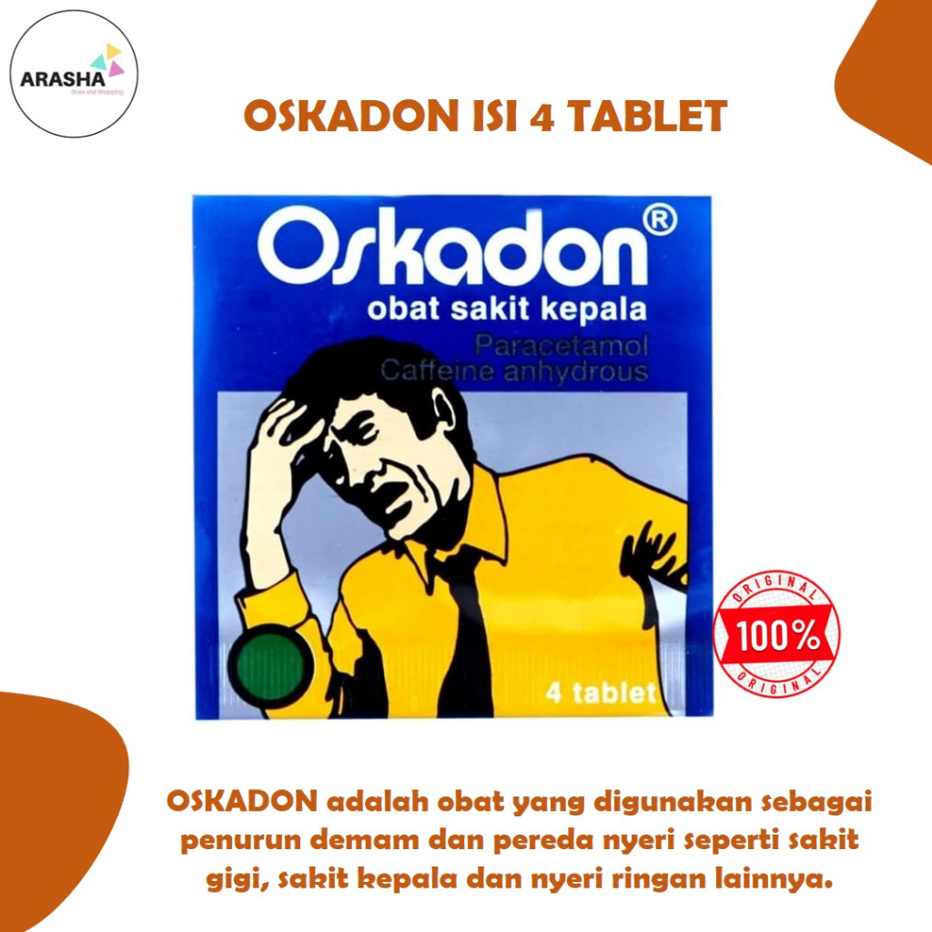 OSKADON /OSKADON SP OBAT SAKIT KEPALA ISI 4 TABLET