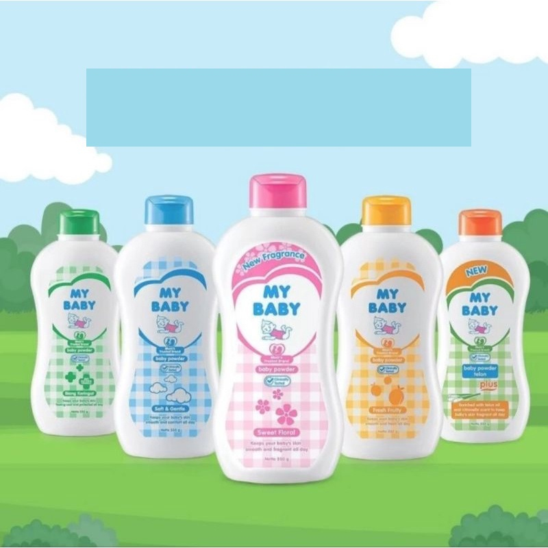 Mybaby Bedak Bayi Wangi Telon Plus - My Baby Powder Telon Plus 100 gr