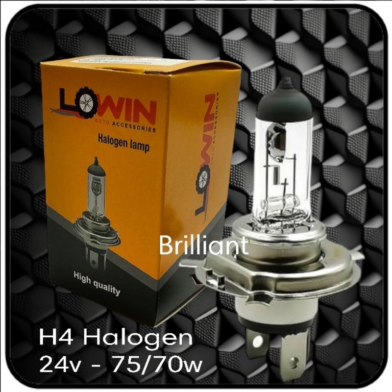 Bohlam Lampu Halogen - H3 H4 H7 H11 H16 HB3 HB4 - Nyala Standart - Satuan