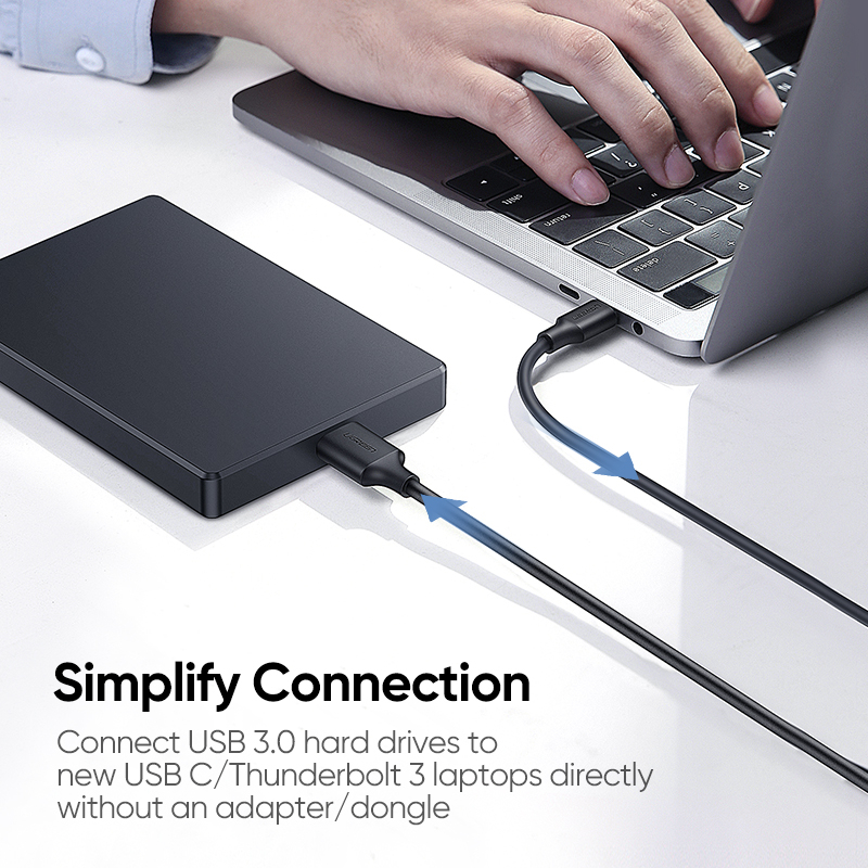 Ugreen USB Type C to Micro B 3.0 Kabel Konektor HDD SSD Eksternal