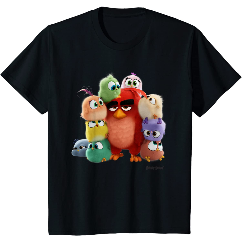 Baju Kaos Anak Desain Print Unisex (Baju Perempuan & Laki-laki) Angry Birds Hatchlings Takeover Offi