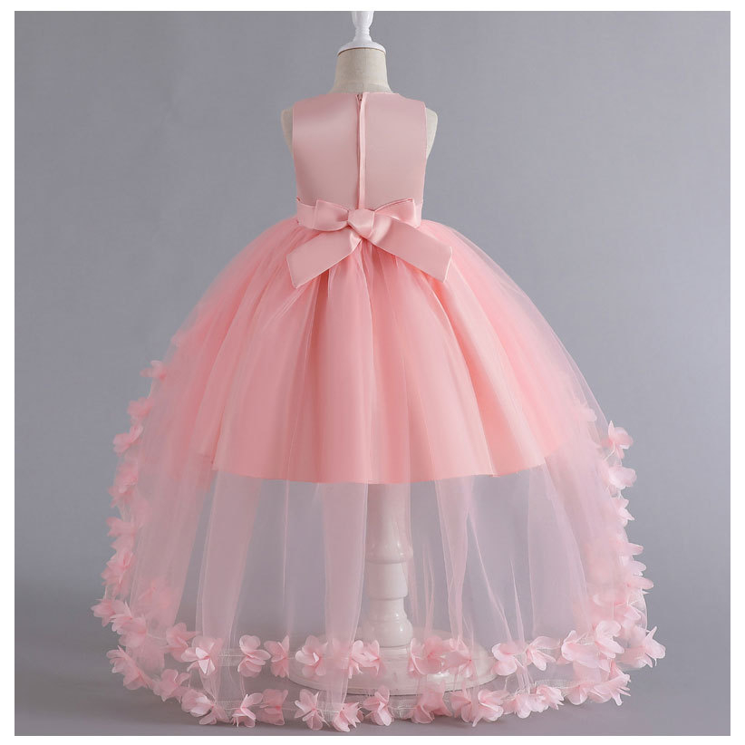 Dress Pesta Anak Perempuan 3 - 12 Tahun Buntut Putri Kerajaan Princess Dress Tutu Import Korea Gaun Ulang Tahun Anak Tanggung Premium