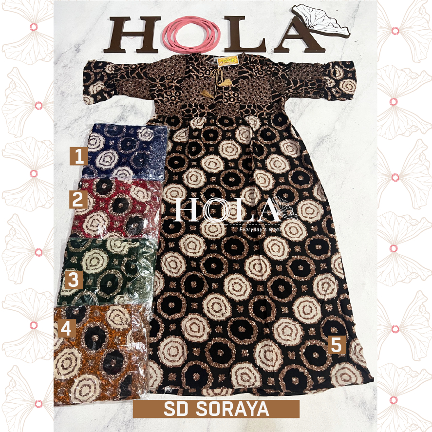 HOLA_FASH | SD susun, sekdres soraya, sekdres batik, baju rumah, daster rumah, daster klok, Sekdres 