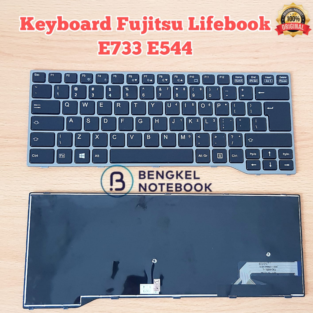 Keyboard Fujitsu Lifebook E733 E744 E734 E743 E544 E746 E745 E743 E544 E546 E744 E736 E746 E745 U745 No Backlight