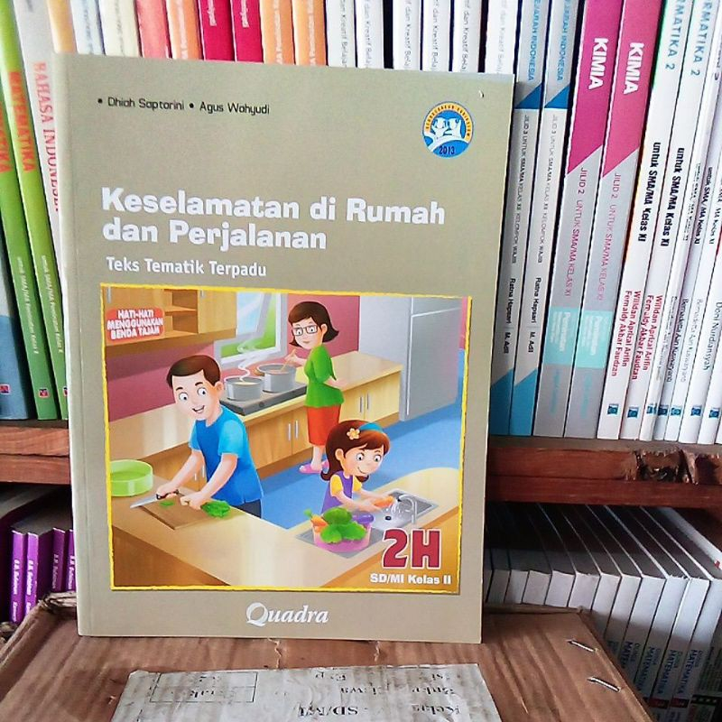 BUKU TEMATIK SD/MI KELAS 1 KELAS 2 PENERBIT QUADRA BEKAS MASIH BAGUS ORIGINAL