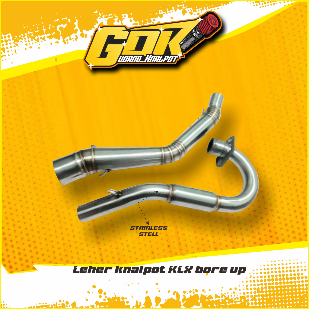 Leher knalpot KLX bore up - Gudang Knalpot