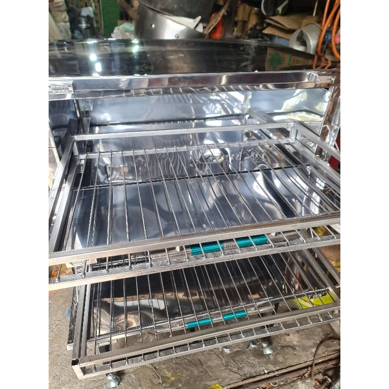 oven gas ubi Cilembu stainless UK 75x55x70 2 pintu