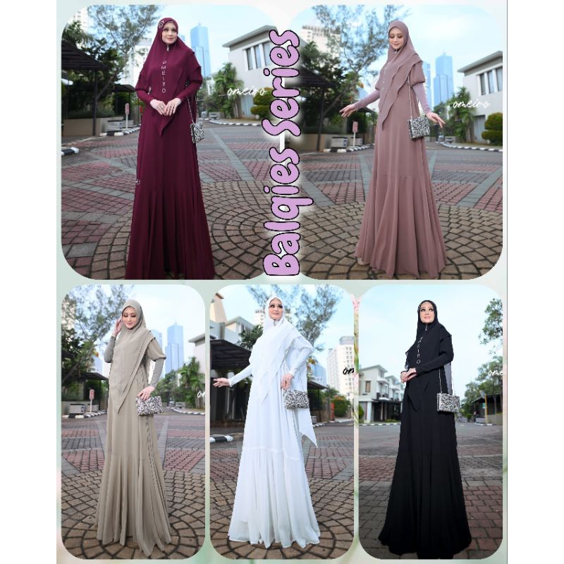 OMEIRO (11 SERIAN) - BALQIES SERIES SET SYAR'I POLOS - ADDICT ARABELLA - INARA  SERIES - ETNIKA VOL.