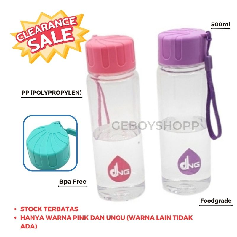 [CLEARANCE SALE] Botol Minum / Tempat Minum / Botol Air Minum DNG Water Drop Unik 500m Foodgrade