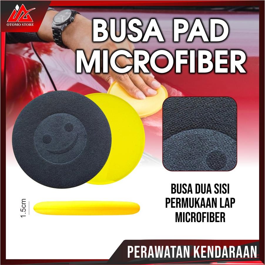 Busa Poles  Pad Sponge Spons Microfiber Poles 10cm x 10 cm