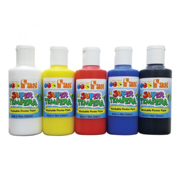 

Fas School Paint Original 100 ML Set 5 - Cat Air Poster Tempera