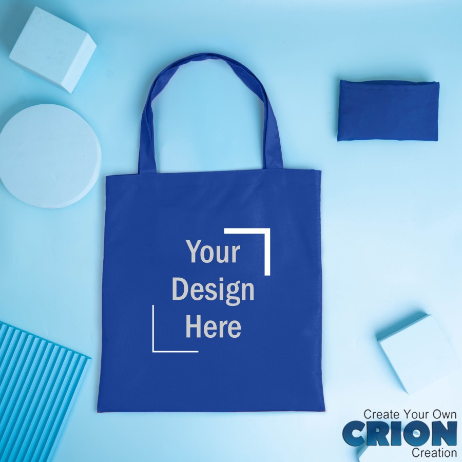 Custom Foldable Travel Totebag Tas kantong Belanja Lipat By Crion