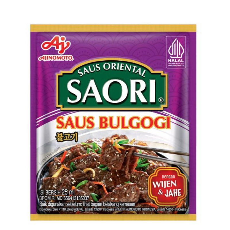 

Saus tiram bulgogi sachet 23ml