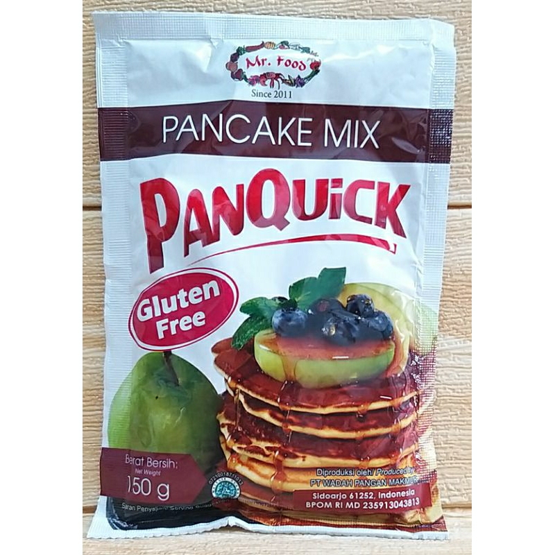 MURAH Mr.Food PanQuick Tepung Pancake Gluten Free Instan 150gr / Tepung Instan Pancake