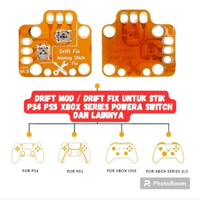 Drift Fix Analog Stick Stik PS5 PS4 Xbox One Xbox Series X / S