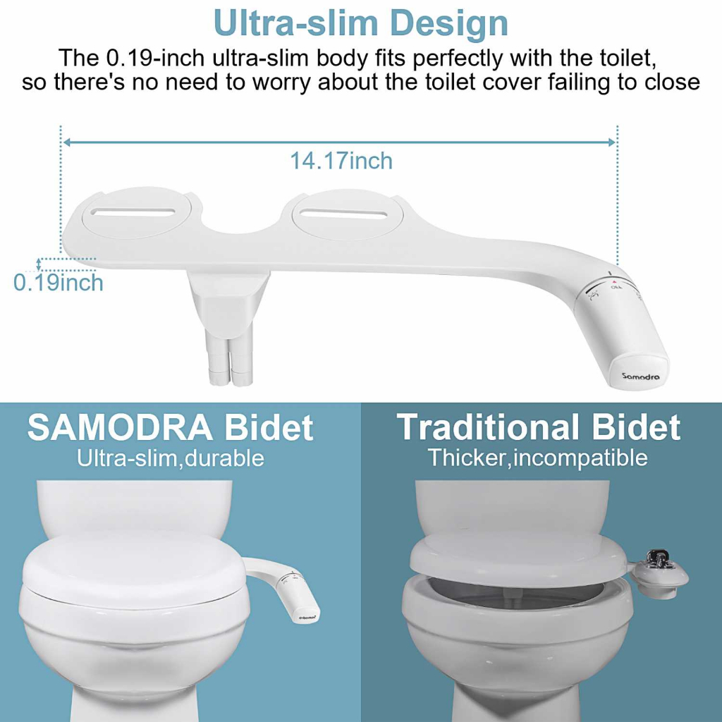 Samodra Semprotan Closet Duduk Shower Bidet 2 Hole 2 Mode Right Hand - SM-2