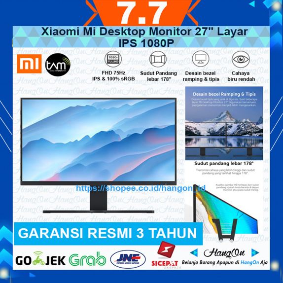 Xiaomi Redmi Monitor Gaming 27" 27 inch Full HD 1080P 75Hz IPS FHD