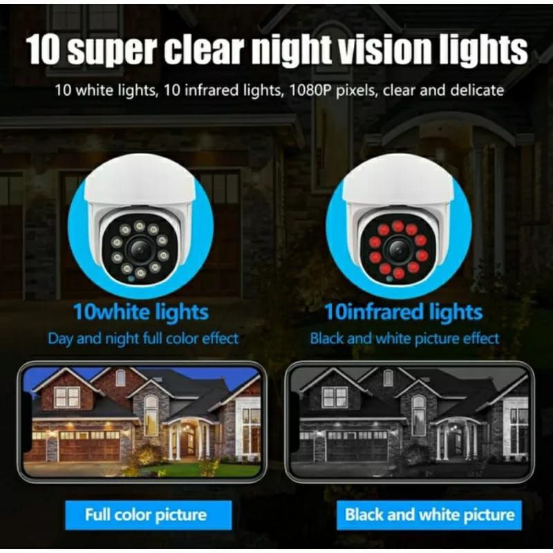 Ip Camera Outdoor Terbaru 8MP FULL HD 1080P Speed Dome PTZ Wifi