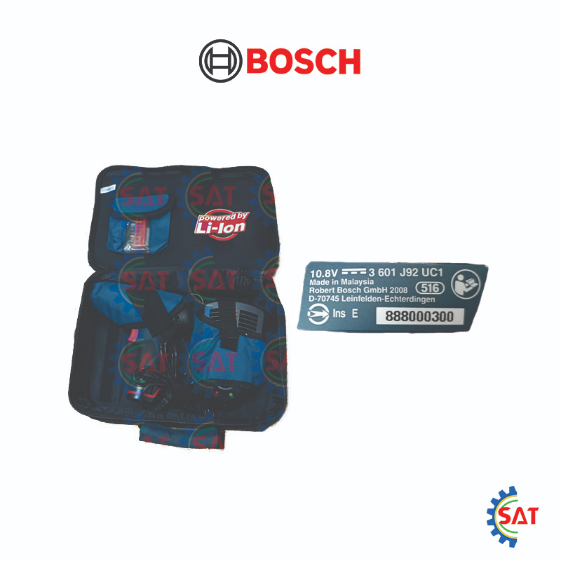 BOSCH GSR10.8V-LI MESIN OBENG BATERAI GSR 10.8 V-LI CORDLESS DRIVER