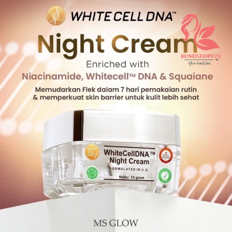 ❤️Bunoshopp28❤️MS Glow White Cell DNA Night Cream