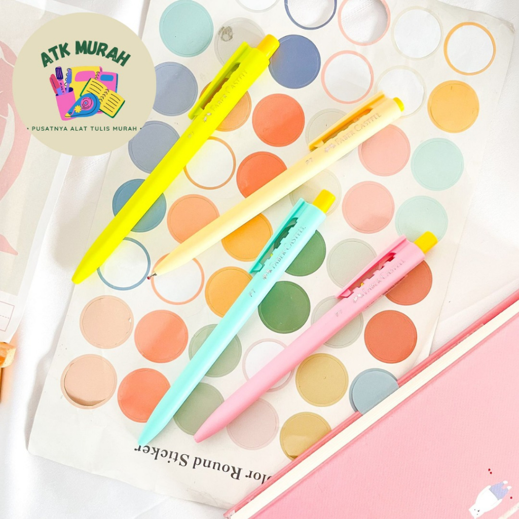 

Pulpen Faber Castell P7 Pena Pastel Cetek Mekanik Ballpoint Tinta Hitam Bagus Alat Tulis Stationary Murah