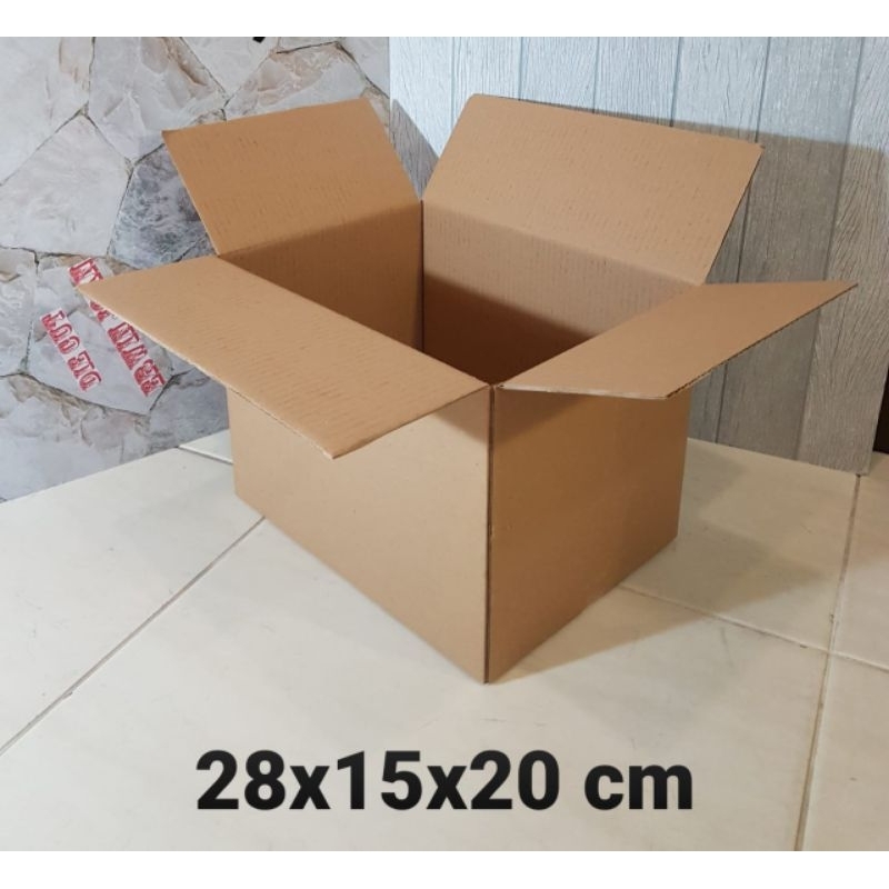 

Kardus / Box / 28x15x20 cm / Karton polos baru ST