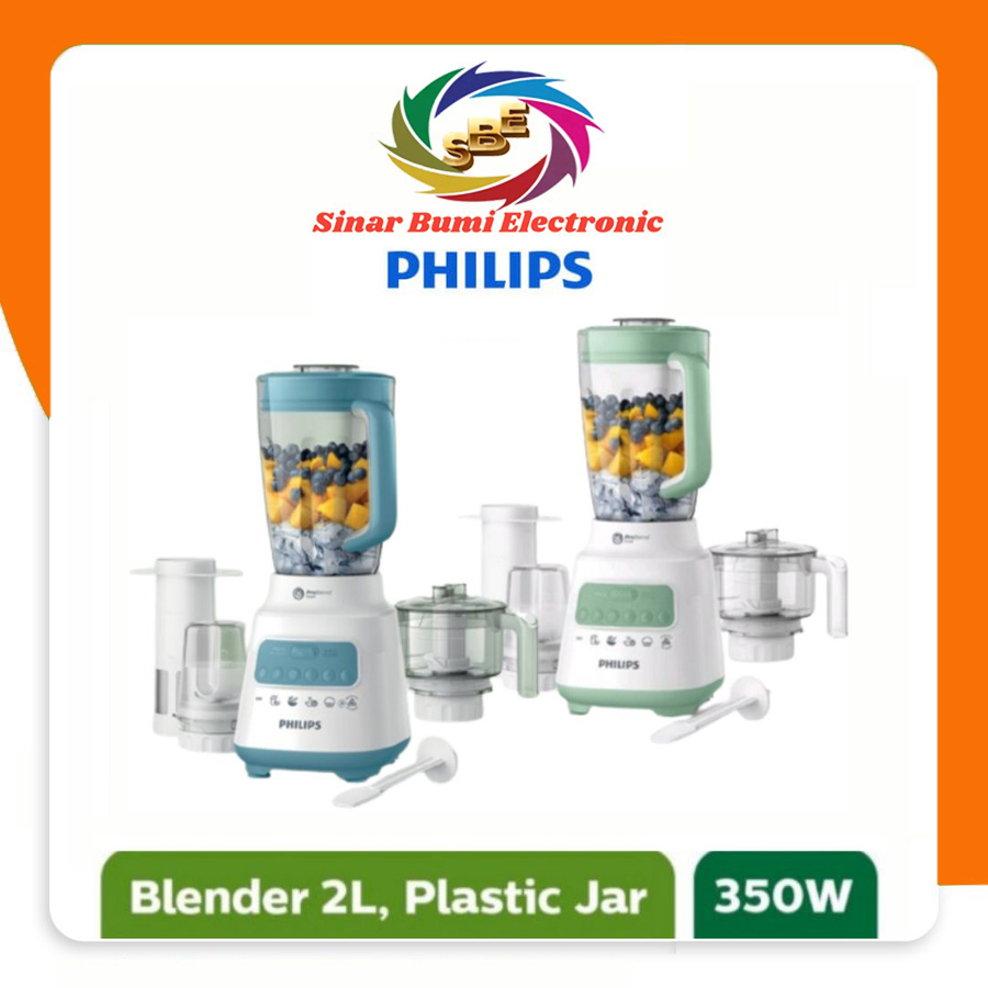 PHILIPS BLENDER PLASTIK HR 2223 / HR-2223 / HR2223 2 LITER GARANSI RESMI