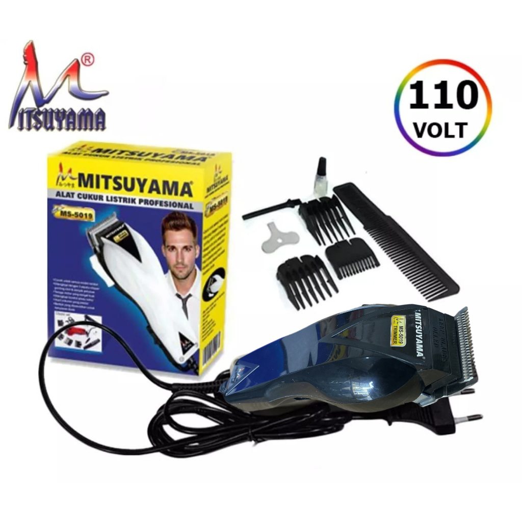 ALAT CUKUR RAMBUT LISTRIK MITSUYAMA MS-5019 HAIR CLIPPER MESIN CUKUR LISTRIK