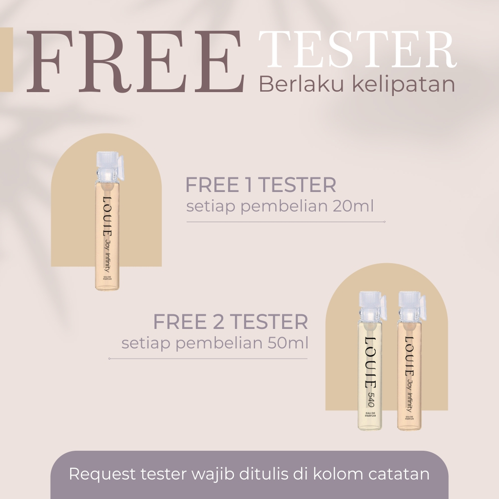 Louie Inspired Parfum Extrait De Parfum Crystal Clear Cewek Wanita Lokal Tahan Lama Dan Wangi 24 Jam