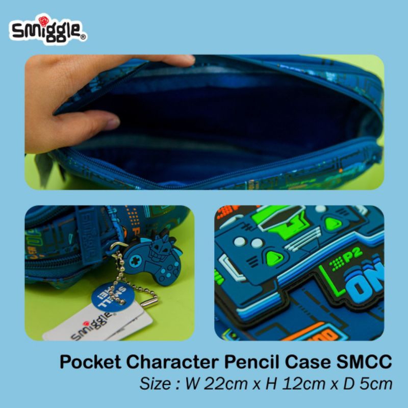 Tempat pensil smiggle/Pencil case smiggle pocket karakter