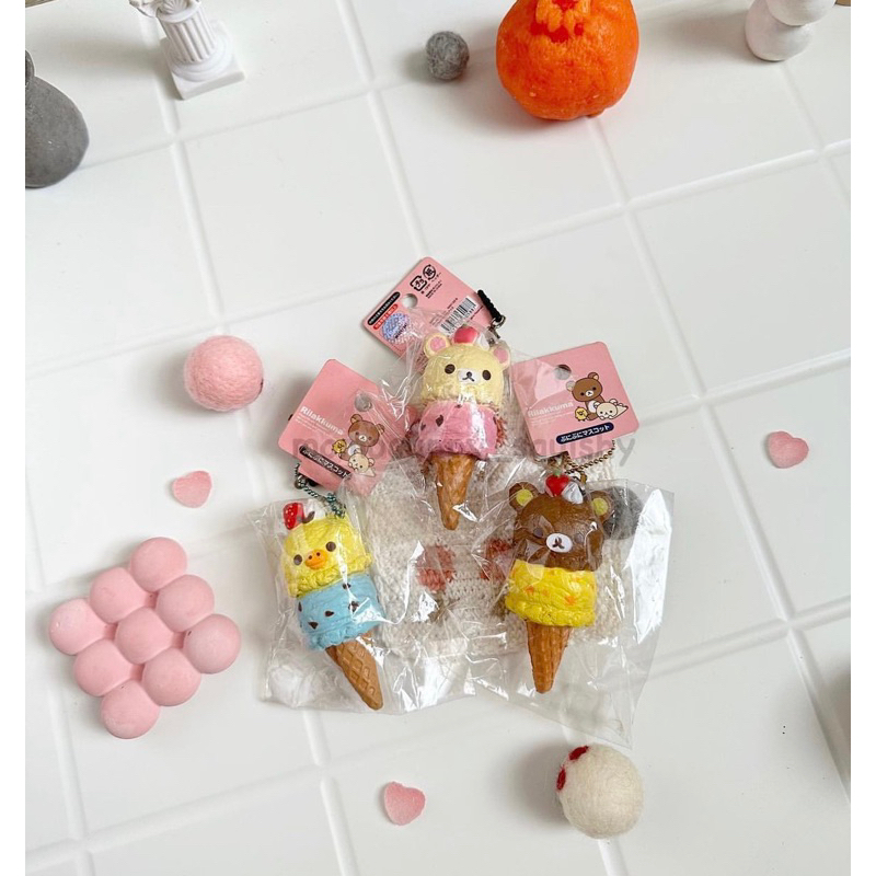 SQUISHY LICENSED ICE CREAM RILAKUMA BY SANRIO