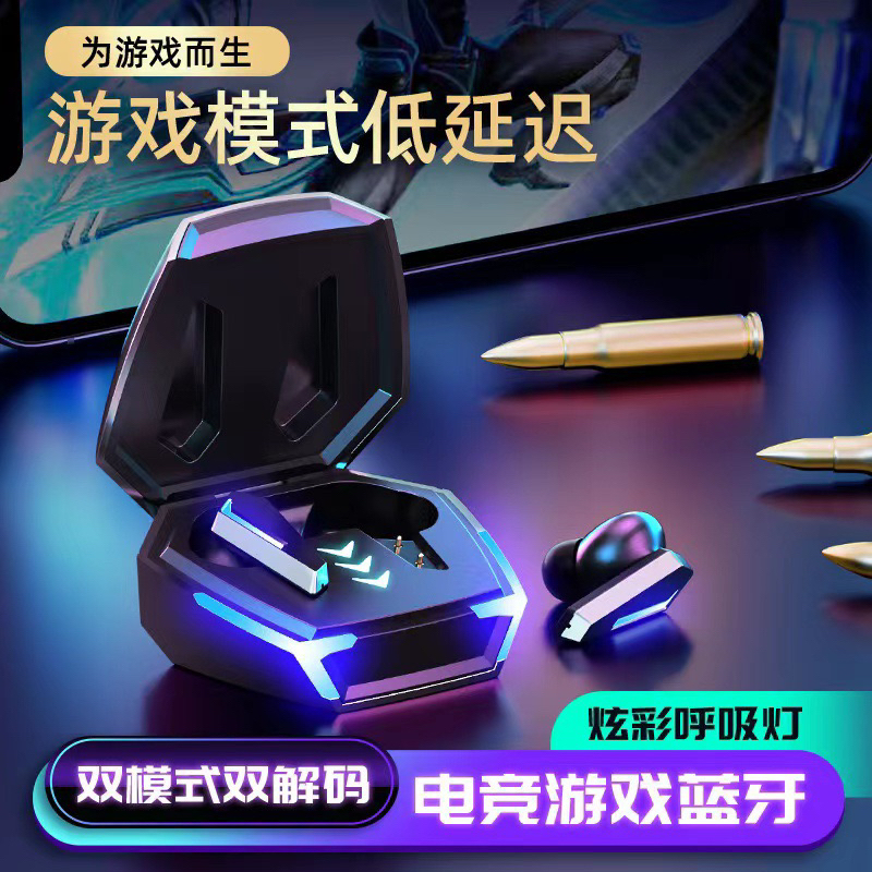 TWS M10 V5.2 LED Bluetooth earphone 5.2 gaming headset bluetooth bass super stereo earphone