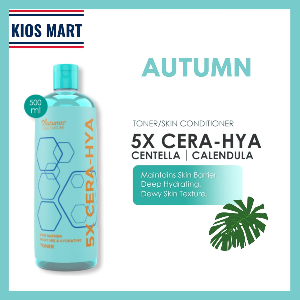 Autumn 5X Ceramide Hyaluronic Skin Barrier Moisture &amp; Hydrating Toner 500ml